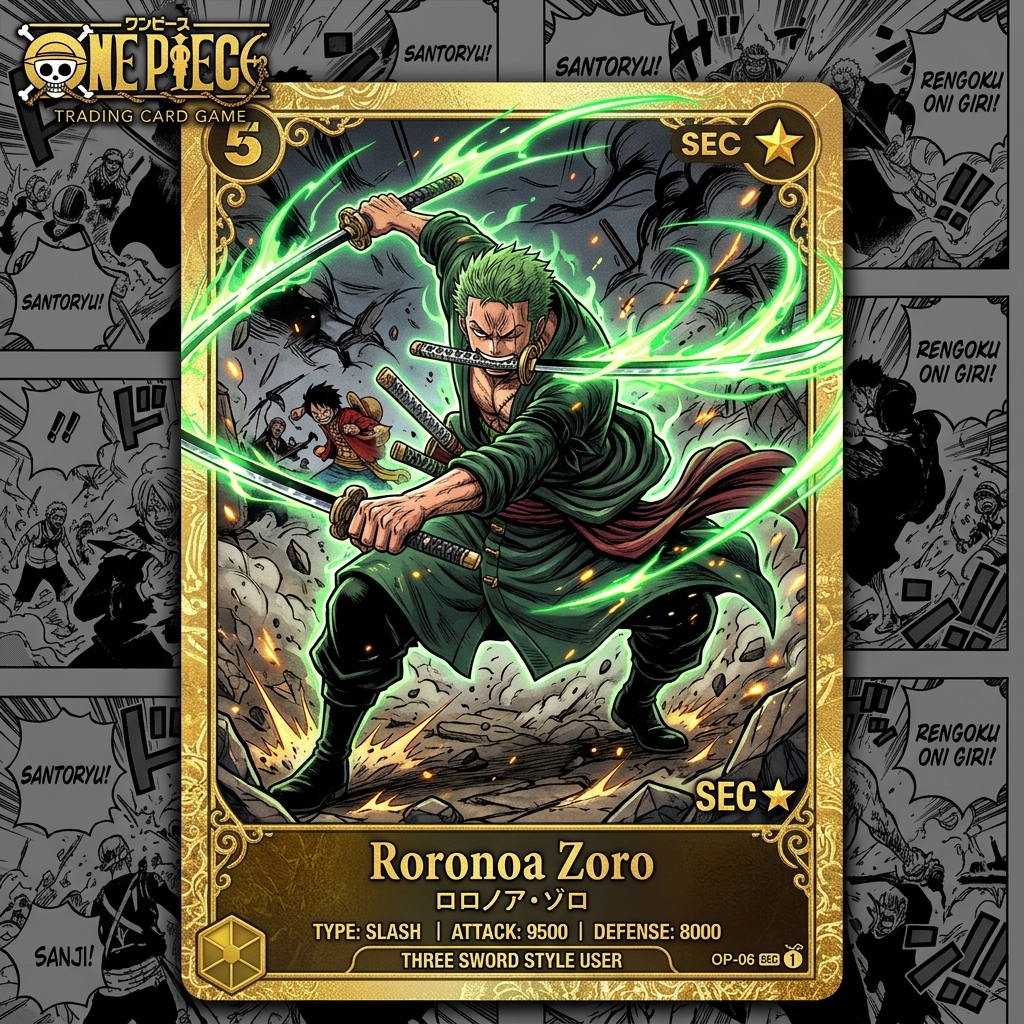 Roronoa Zoro Manga Art (OP-06)